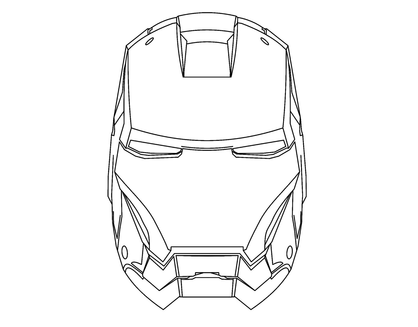 Iron Man Mask Coloring Pages - Get Coloring Pages