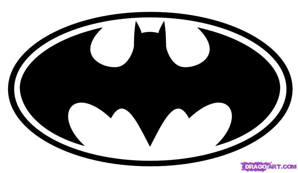 Level Print Batman Logo Symbol Coloring Pages - Artscolors