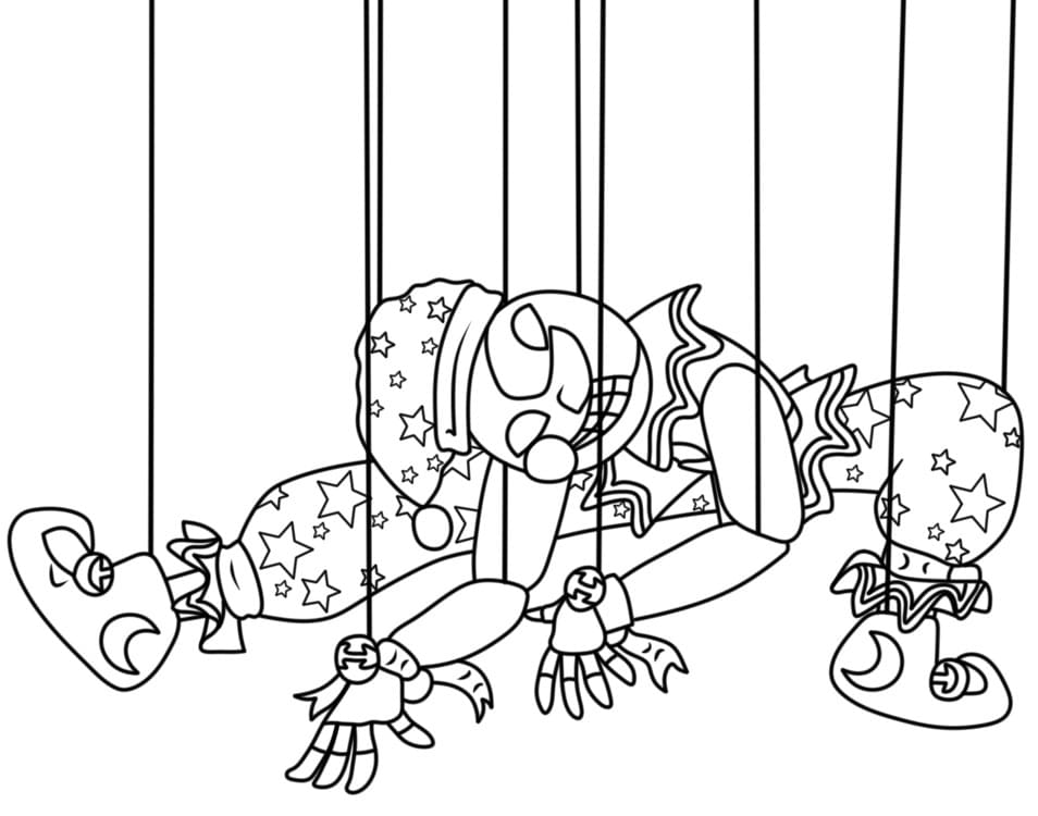 Free Printable Moondrop FNAF Coloring ...