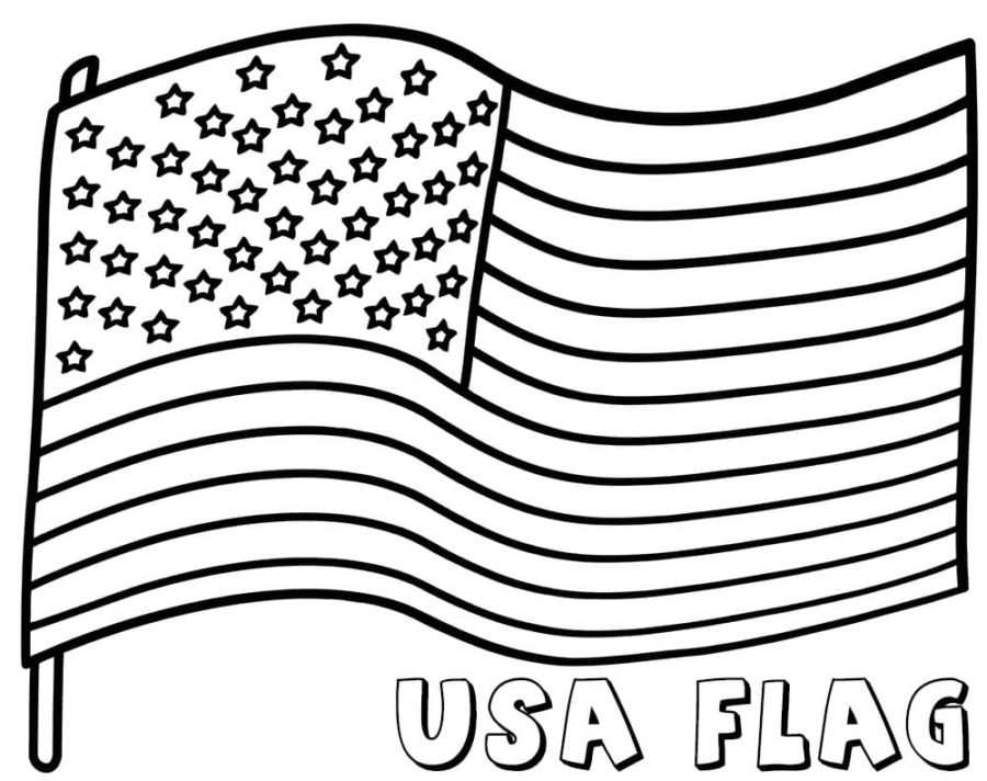 Flag Day Coloring Pages