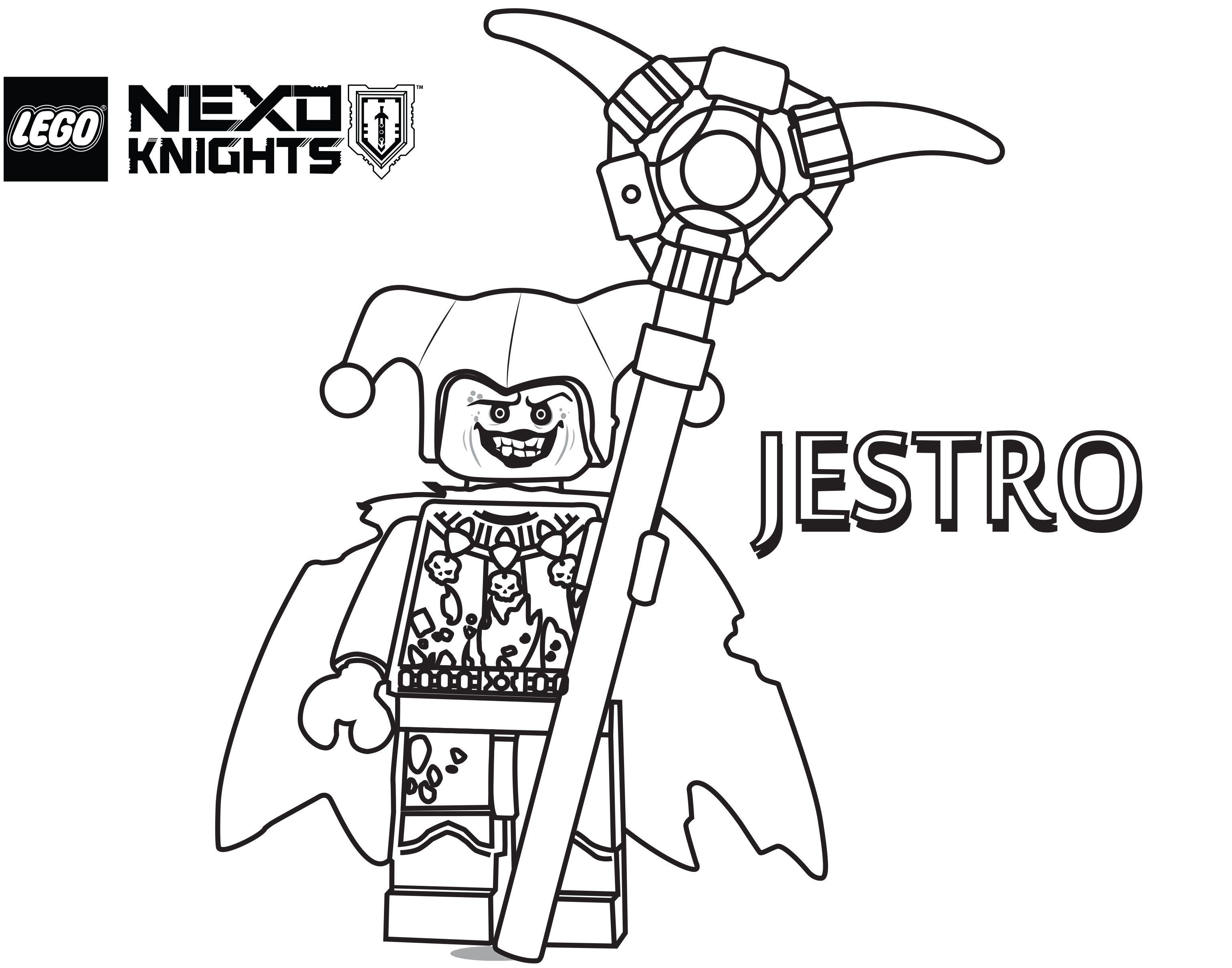 LEGO Nexo Knights Coloring Pages - The ...