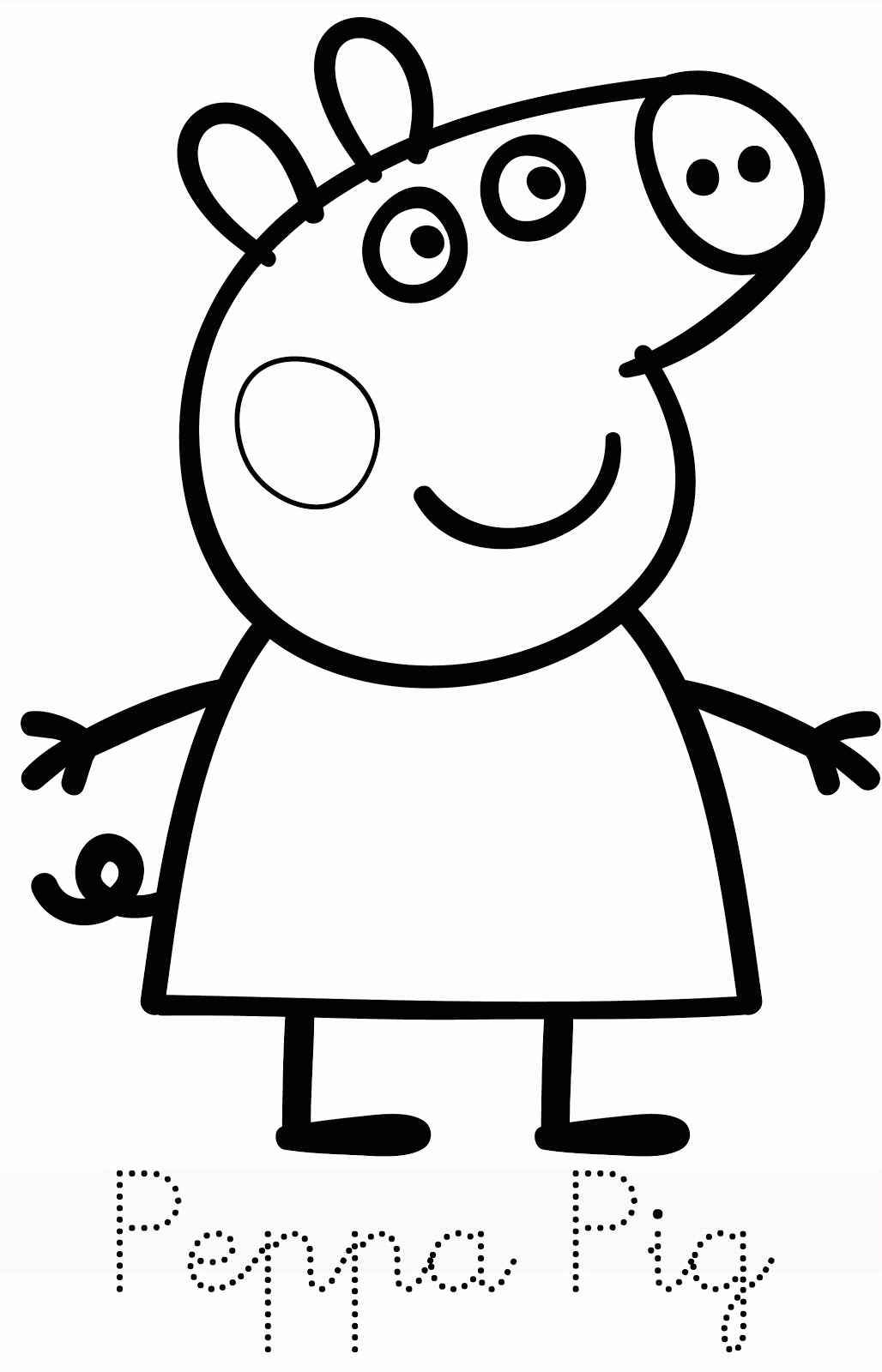 Character Peppa Pig Coloring Pages - Coloring Pages For All Ages