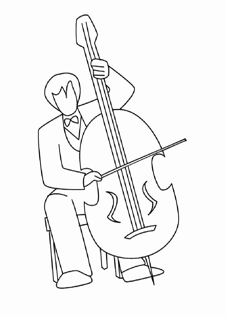 Cello Coloring Pages - Best Coloring Pages For Kids | Preschool coloring  pages, Kindergarten coloring pages, Coloring pages