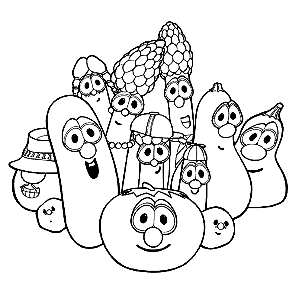 Zucchini Coloring Pages - Best Coloring Pages For Kids
