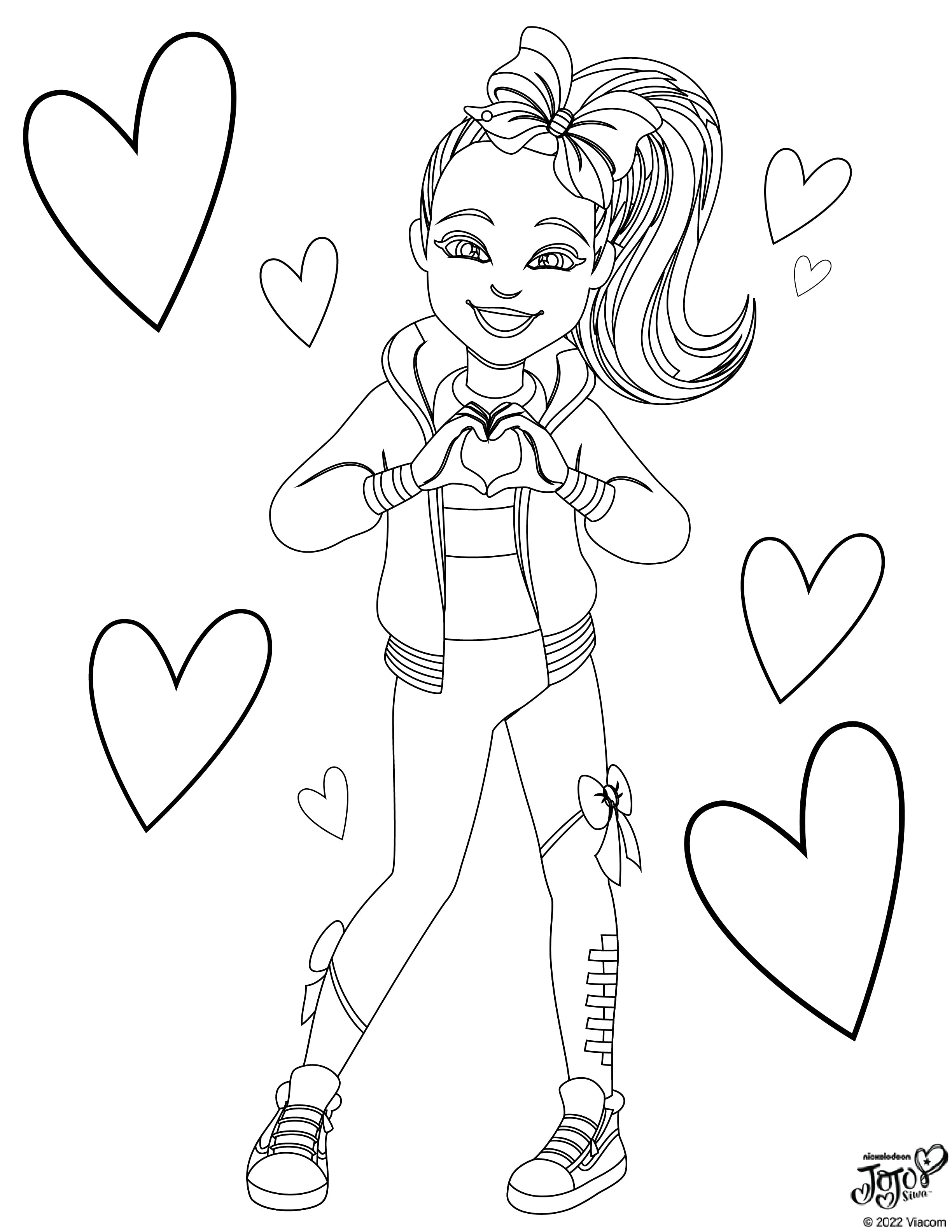 JoJo Siwa Coloring Pages | CultureFly