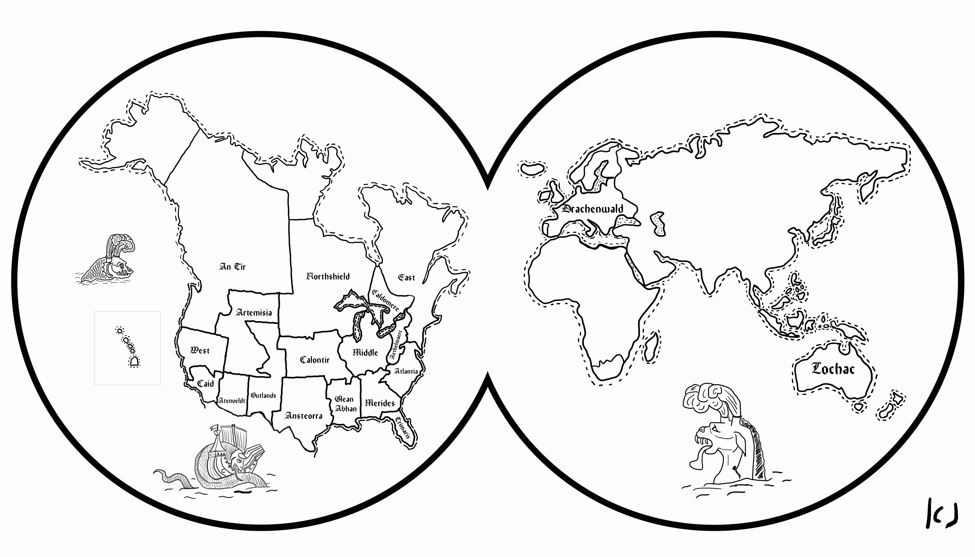coloring pages free coloring pages of line art world map map of ...