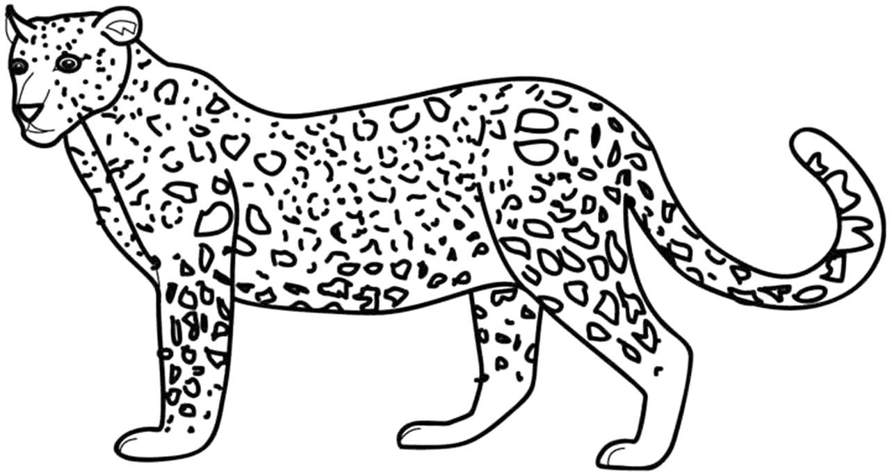 Printable Baby Cheetah Coloring Pages Cheetah Cub Coloring Pages ...