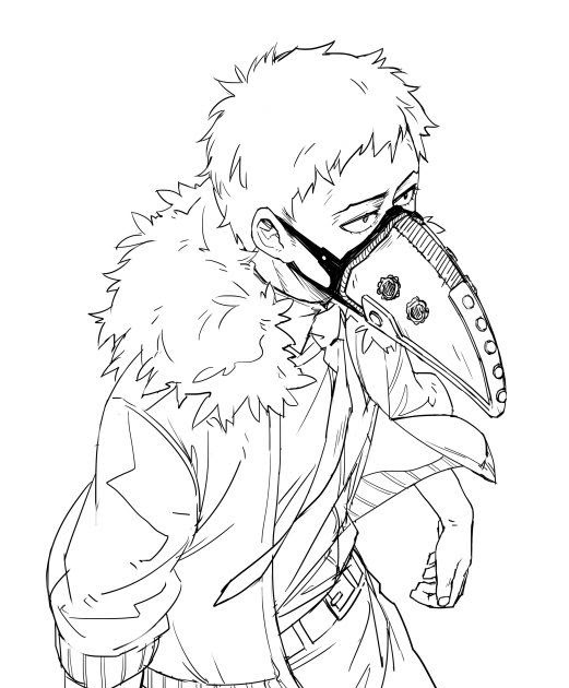 Cute My Hero Academia Coloring Pages Eri - Anime Wallpapers