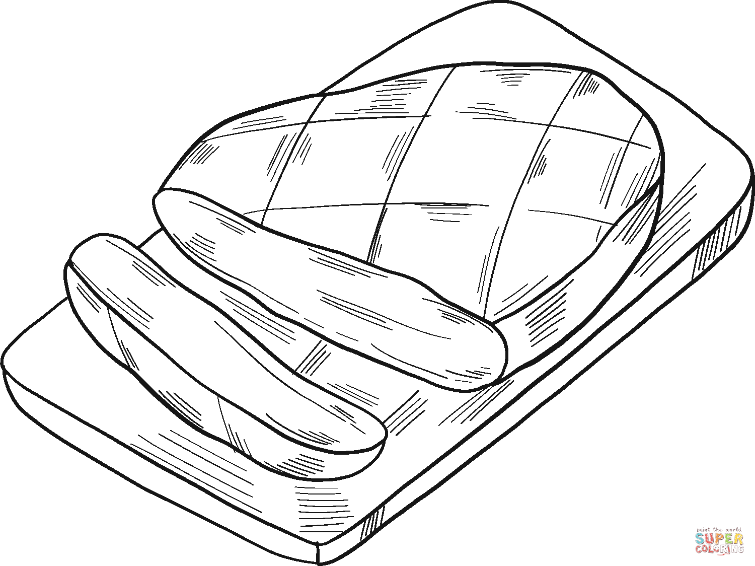 Steak coloring page | Free Printable Coloring Pages