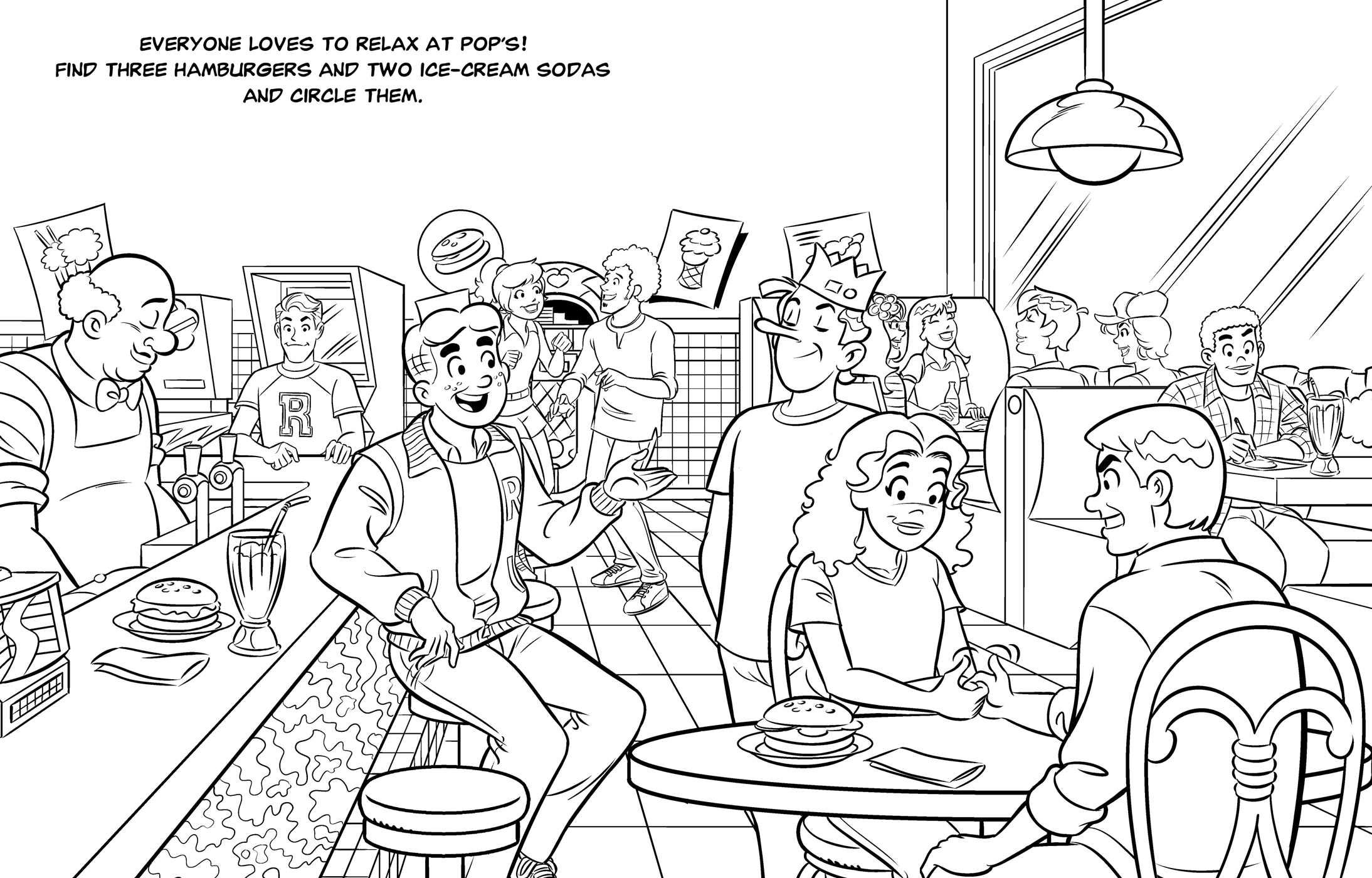 Archie's Riverdale Road Trip: Coloring & Activity Book: BuzzPop ...