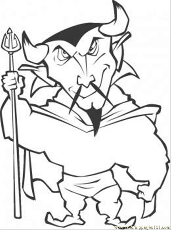 Chinese Demon Coloring Page - Free Mythology Coloring Pages ...