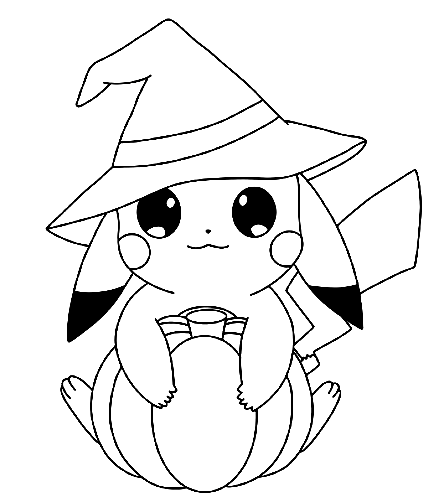 Pokemon Halloween Coloring Pages ...