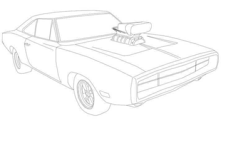 Fast And Furious Cars Coloring Pages