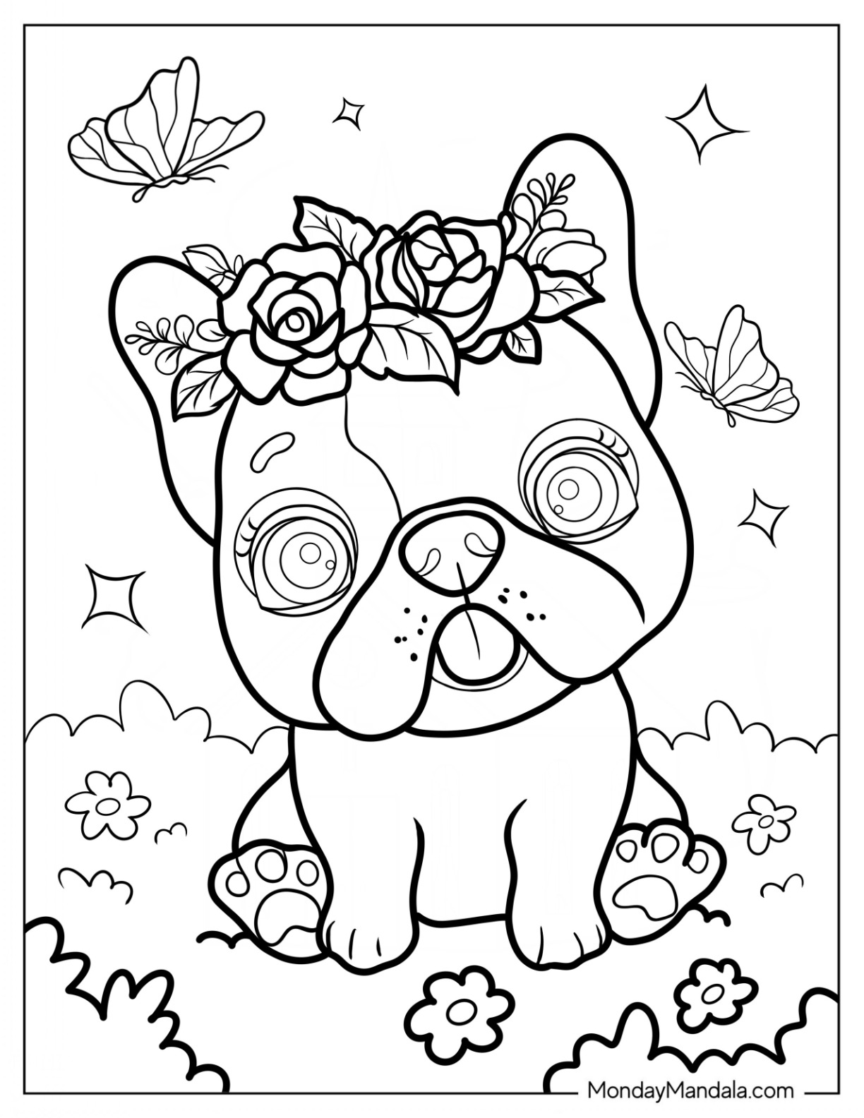 French Bulldog Coloring Pages (Free PDF ...