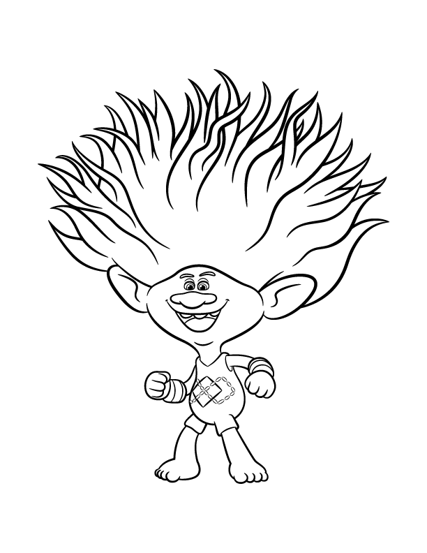 Trolls Band Together Coloring Pages - Coloring Nation