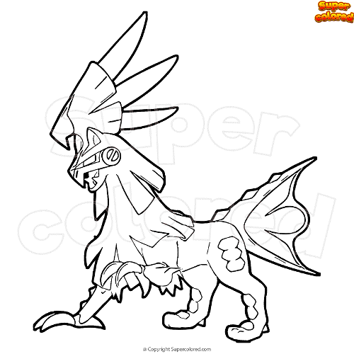 Coloring page Pokemon Silvally - Supercolored.com