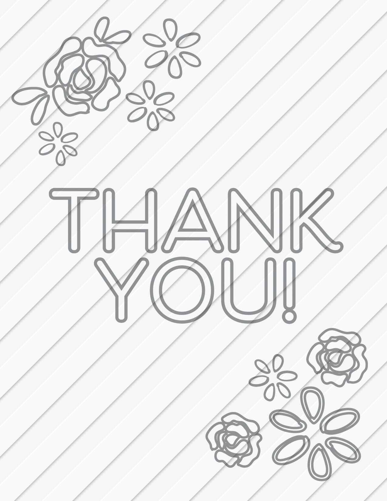 Print-At-Home Thank You Card – Miss ...