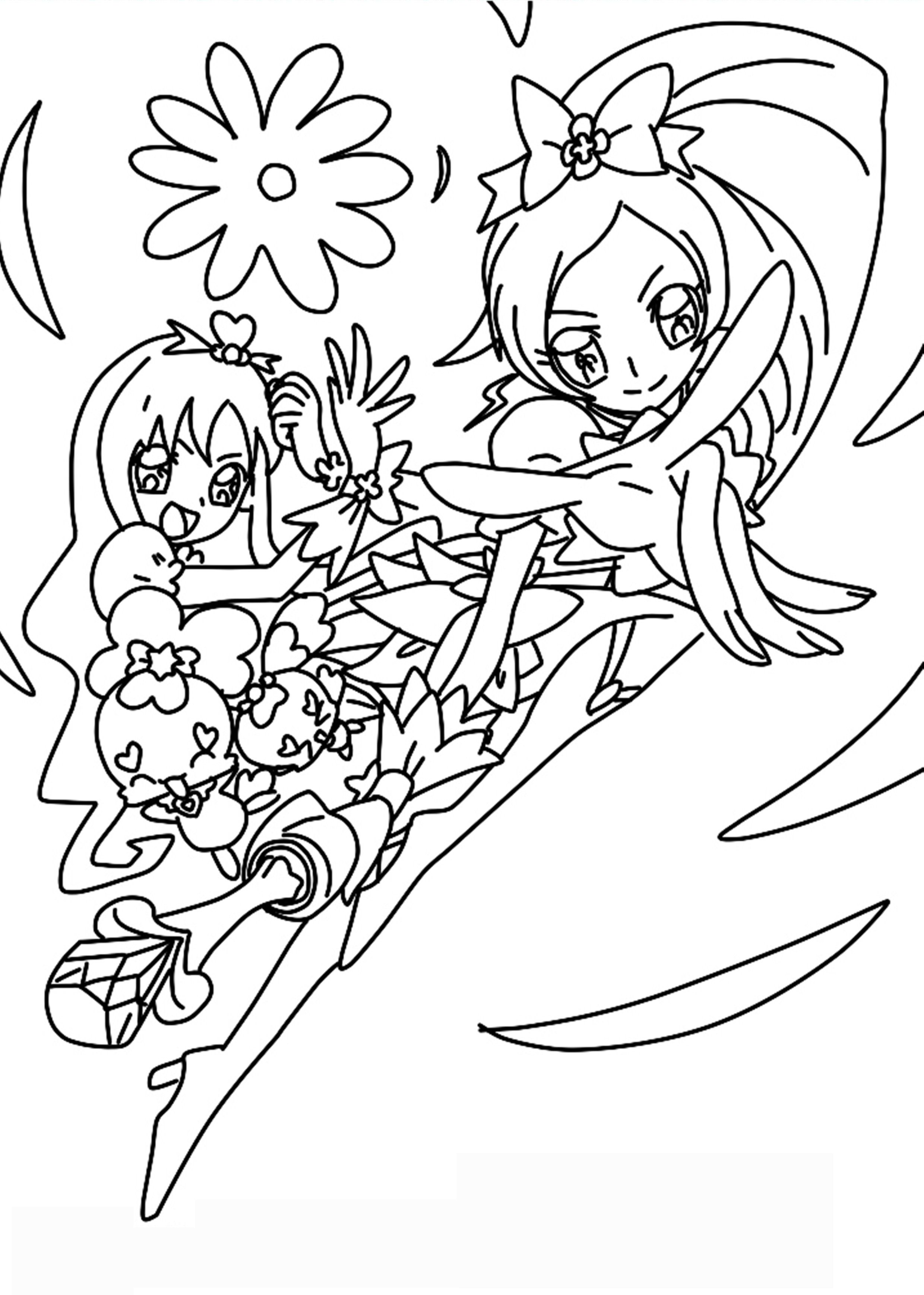 PreCure Coloring Book ...