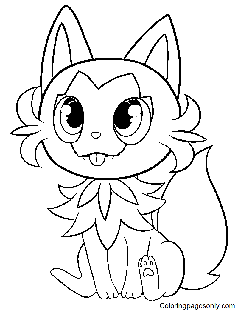 Sprigatito Coloring Pages Printable for ...