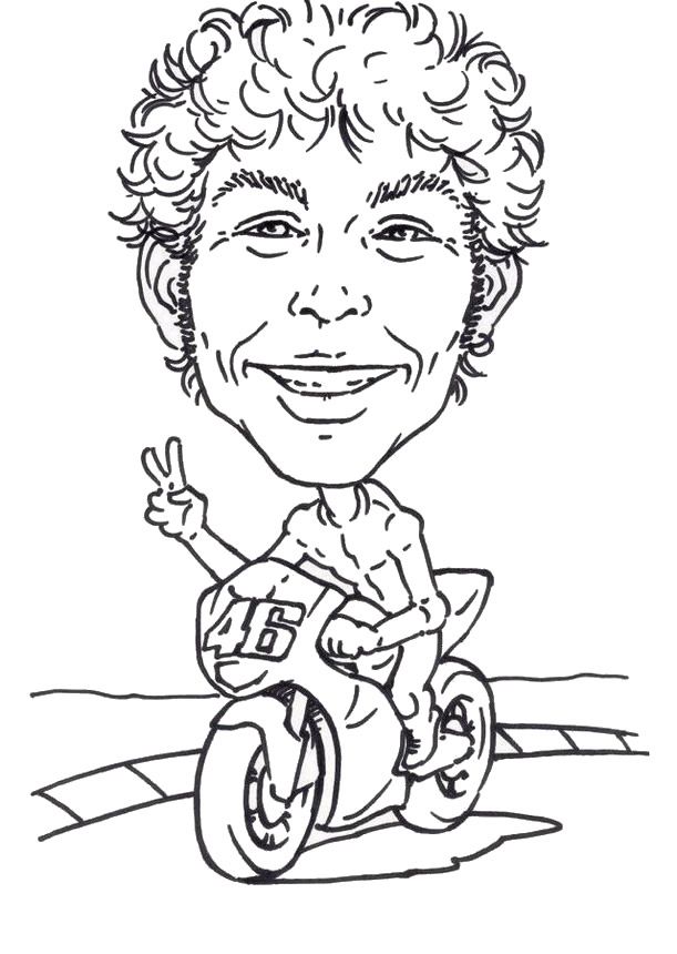 Rossi Coloring Pages