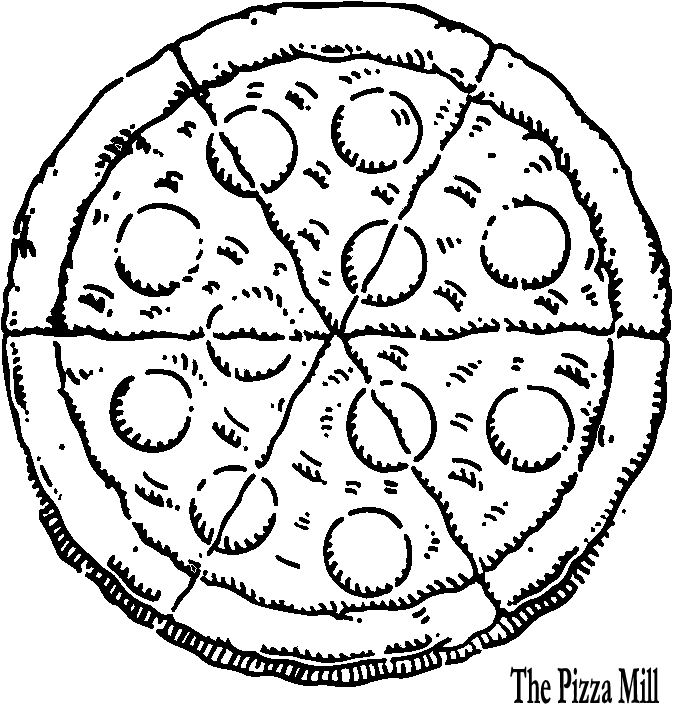 pizza colring page Colouring Pages