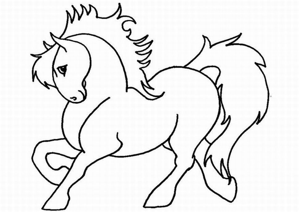 horse coloring pages to print