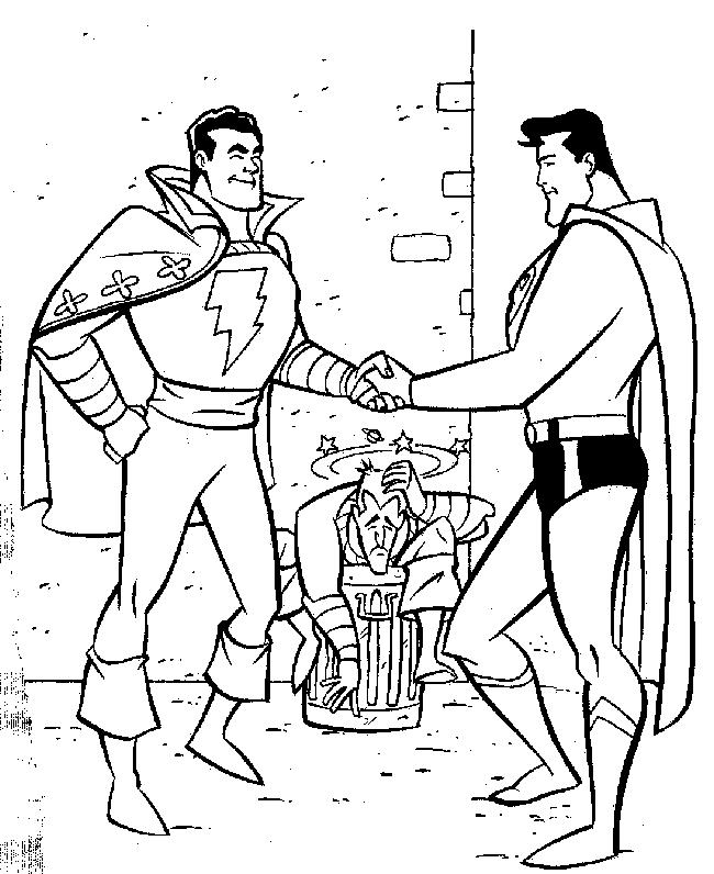 Superman And Friends Coloring Pages - 69ColoringPages.com