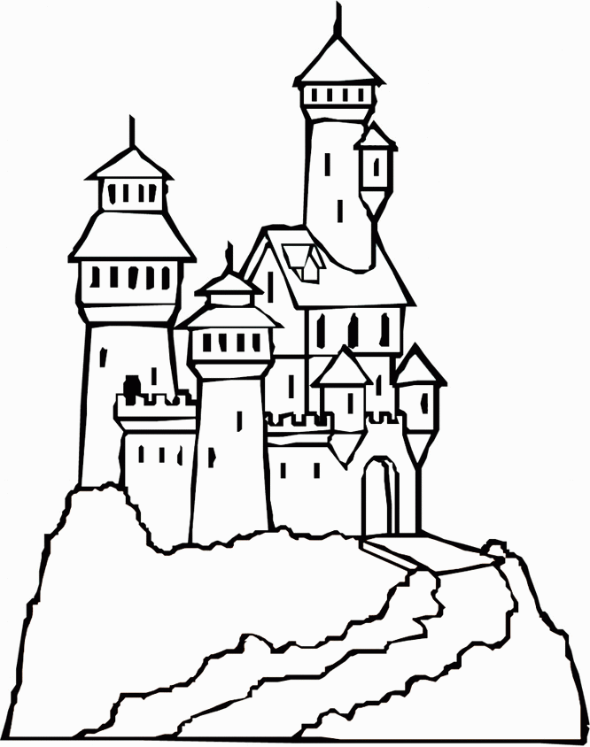 Related Pictures Dibujos Castillos Medievales Para Colorear 