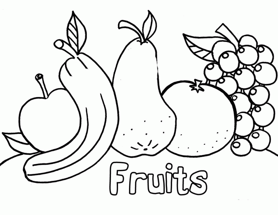Nature Vegetables Coloring Page Printable Coloring Pages For 