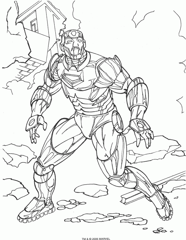 Printable Iron Man Coloring Page | Coloring Pages