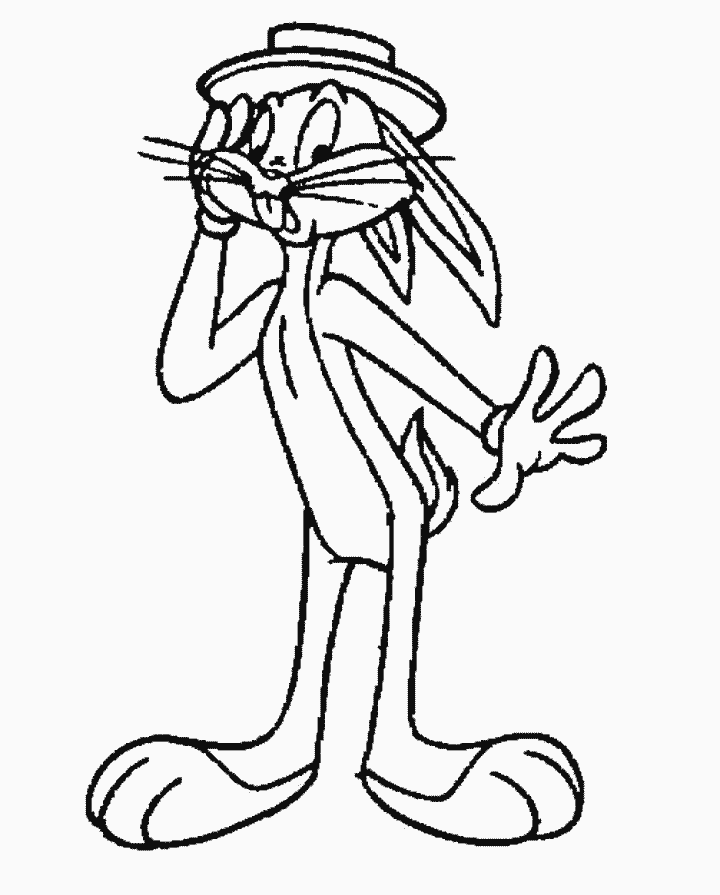 Coloring Pages Of Bugs Bunny | Printable Coloring Pages