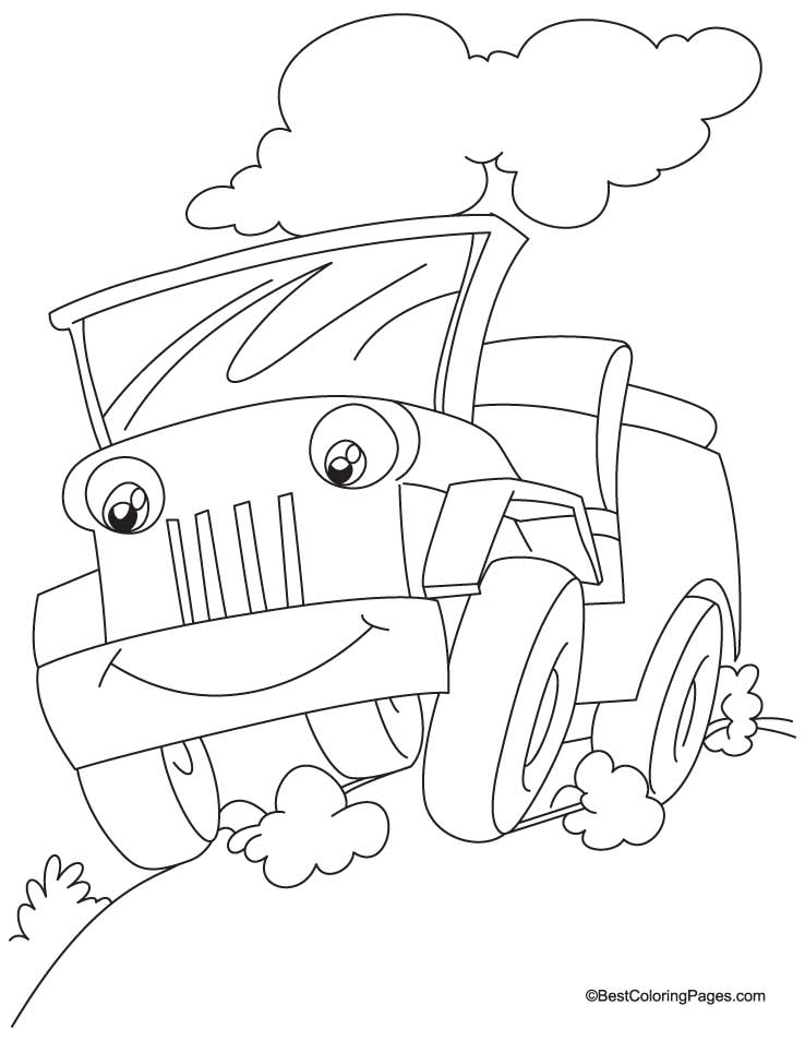 A jeep coloring pages | Download Free A jeep coloring pages for 