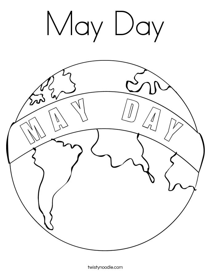 May Day Coloring Pages