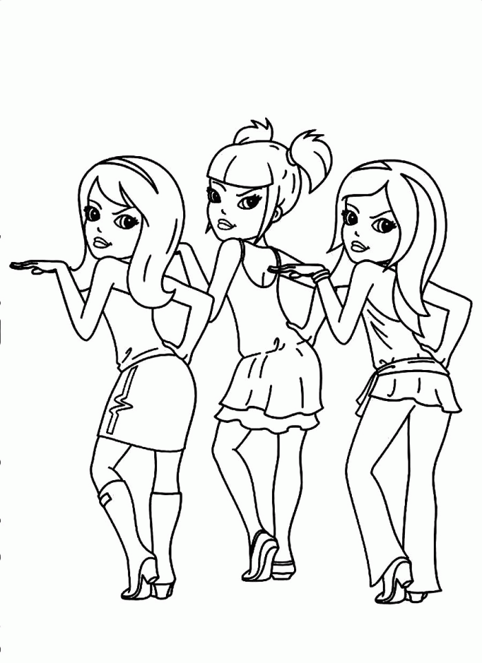 Polly Pocket Coloring Pages Picture