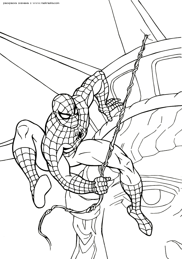 USA Spiderman coloring pages for kids | Great Coloring Pages