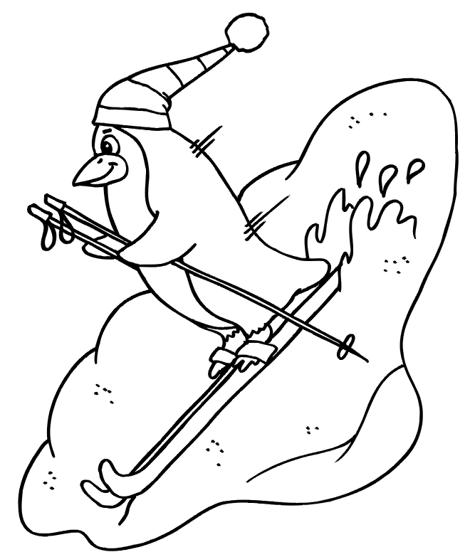 Coloring Pages Of Penguins For Kids | download free printable 
