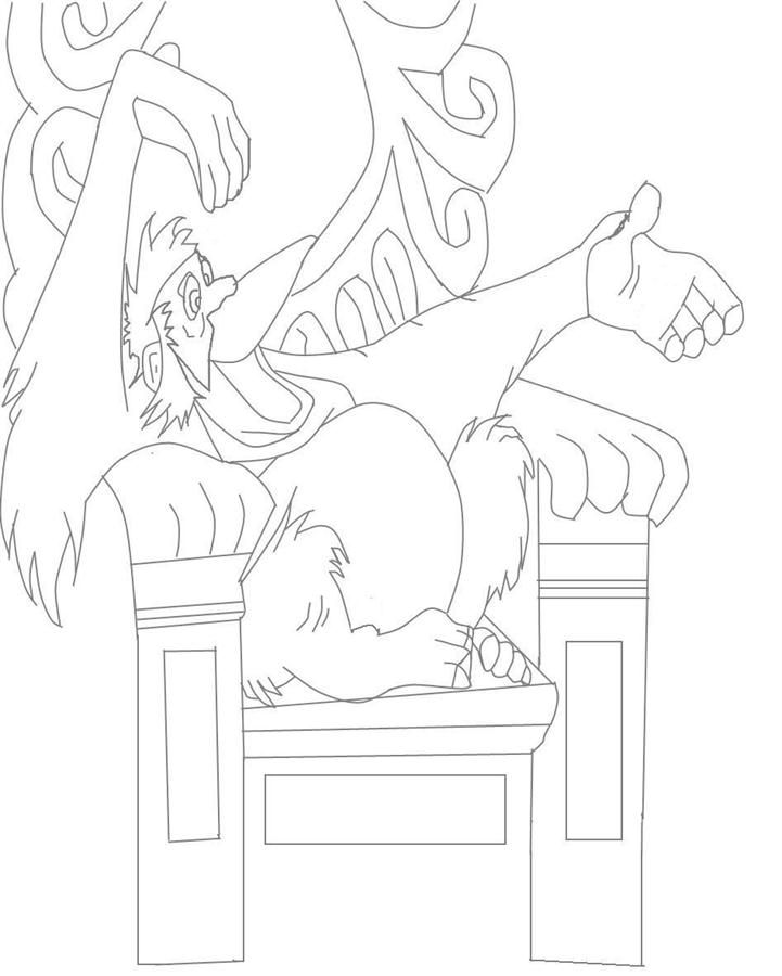 king vulture Colouring Pages