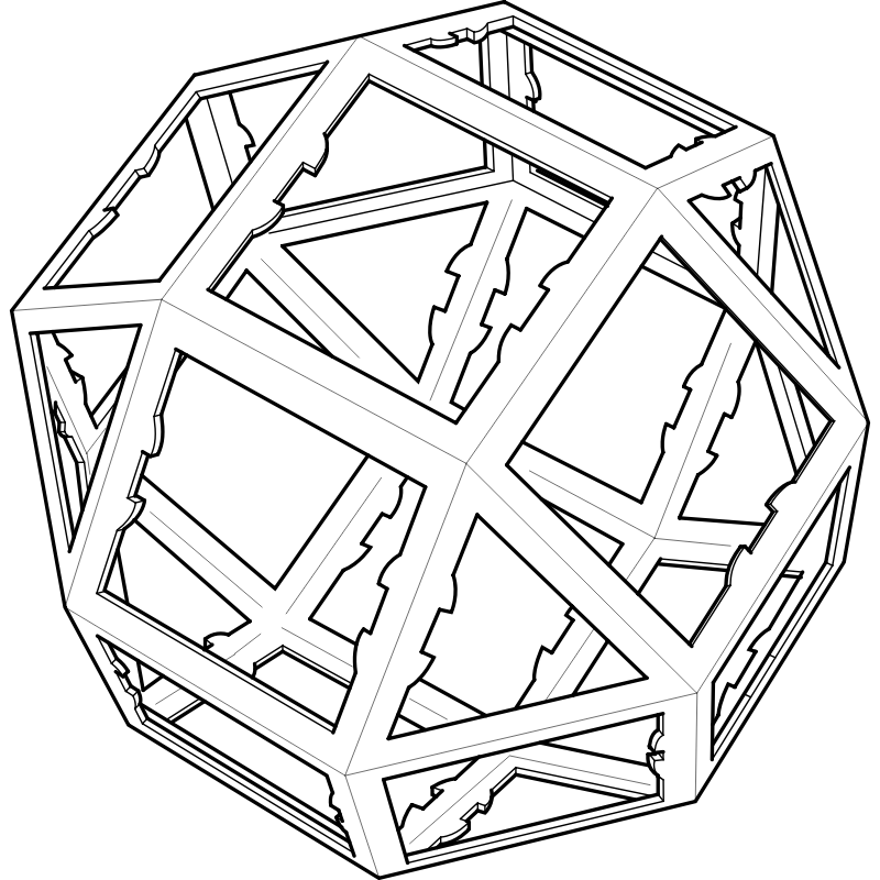 Clipart - Spike Star Frame