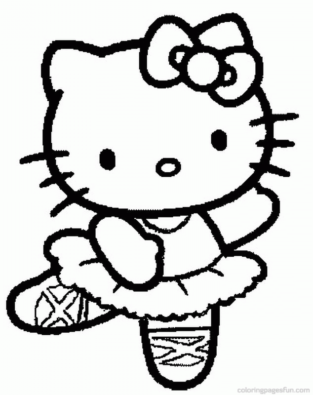 Kue Ultah Hello Kitty | Drawing and Coloring for Kids