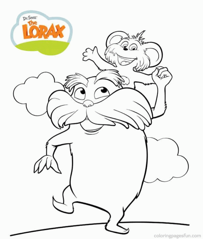 Dr Seuss the Lorax Coloring Pages 7 | Free Printable Coloring 