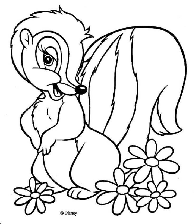 Bambi Coloring Pages To Print | Coloring Pages For Kids