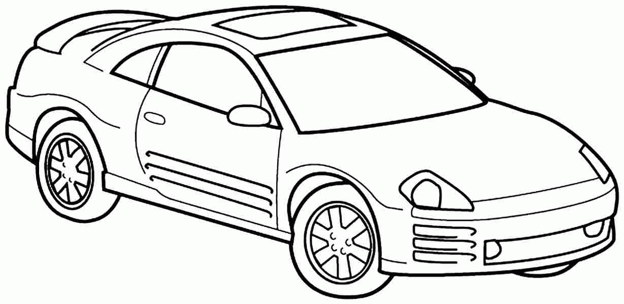 Transportation Cars Coloring Pages Free For Kids - #