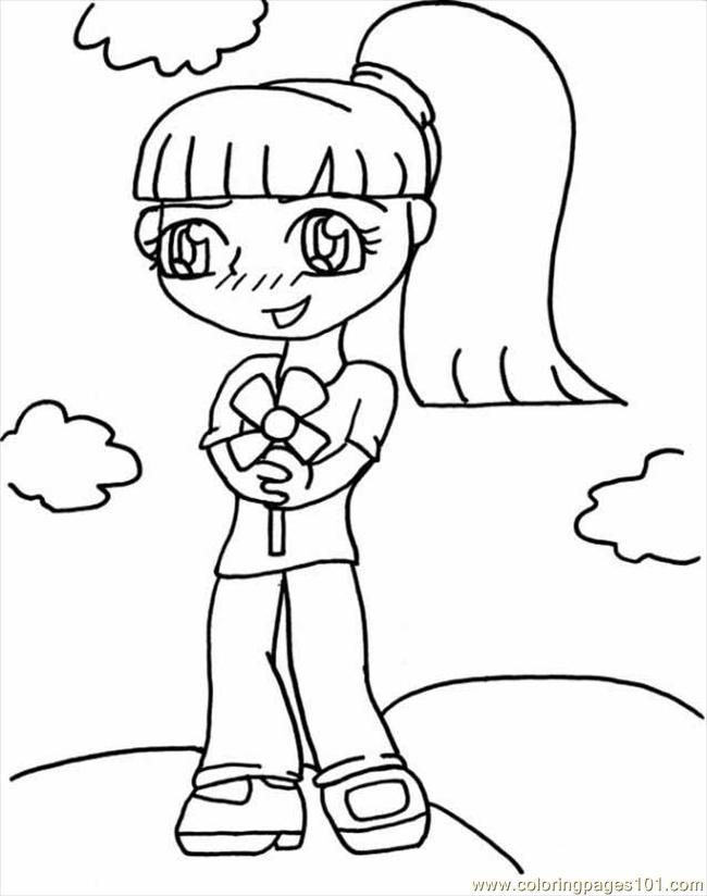 Coloring Pages Anime Coloring Pages 99 Lrg (Cartoons > Anime 