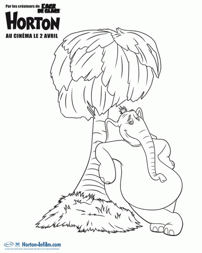 horton Colouring Pages