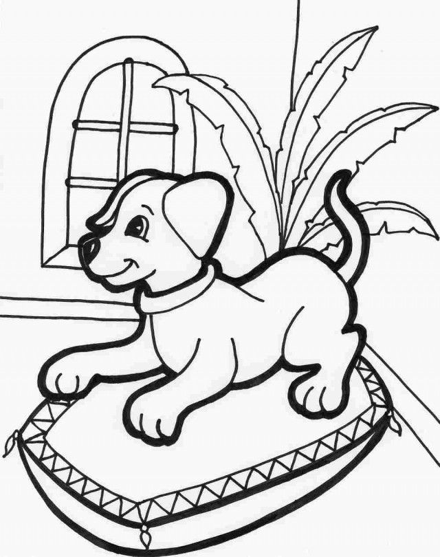 Coloring Sheets Animal Dogs Printable For Toddler 8939 289893 Dog 