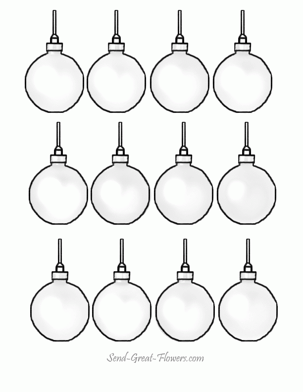 Christmas Ornament Coloring Page | Coloring Pages