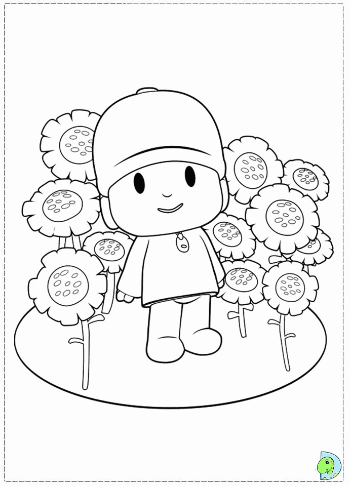 Pocoyo Coloring page