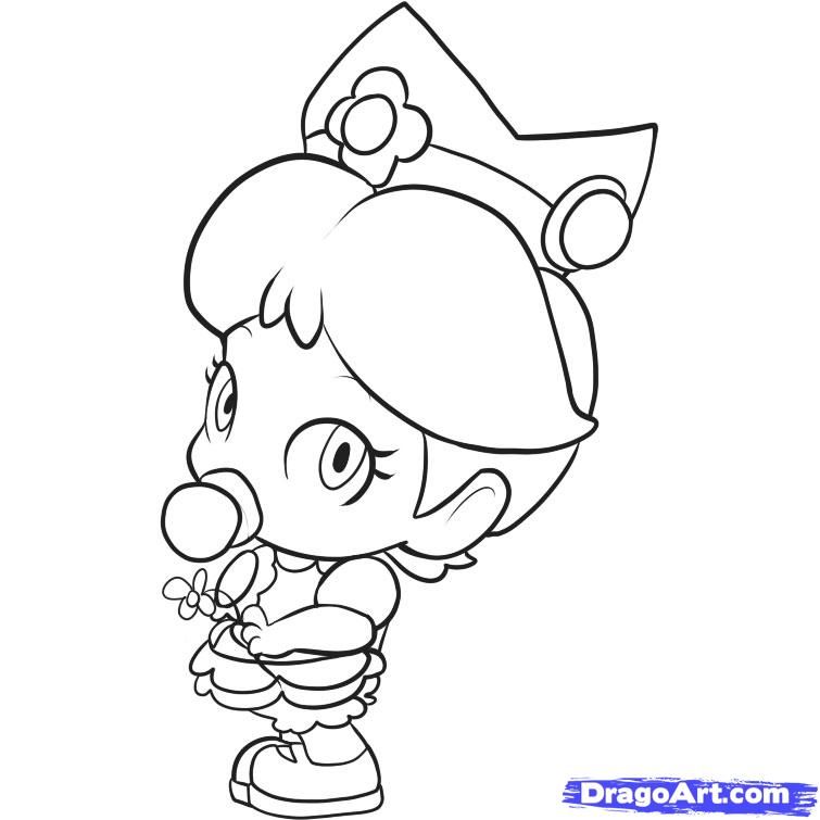 5 mario coloring pages | Printable Coloring