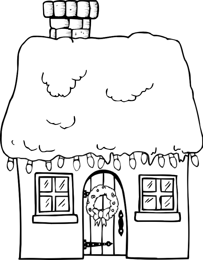 Kids Under 7: Coloring pages -House
