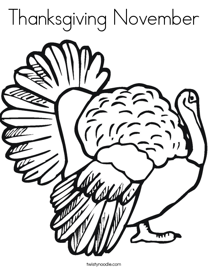 November Coloring Pages | Free Internet Pictures